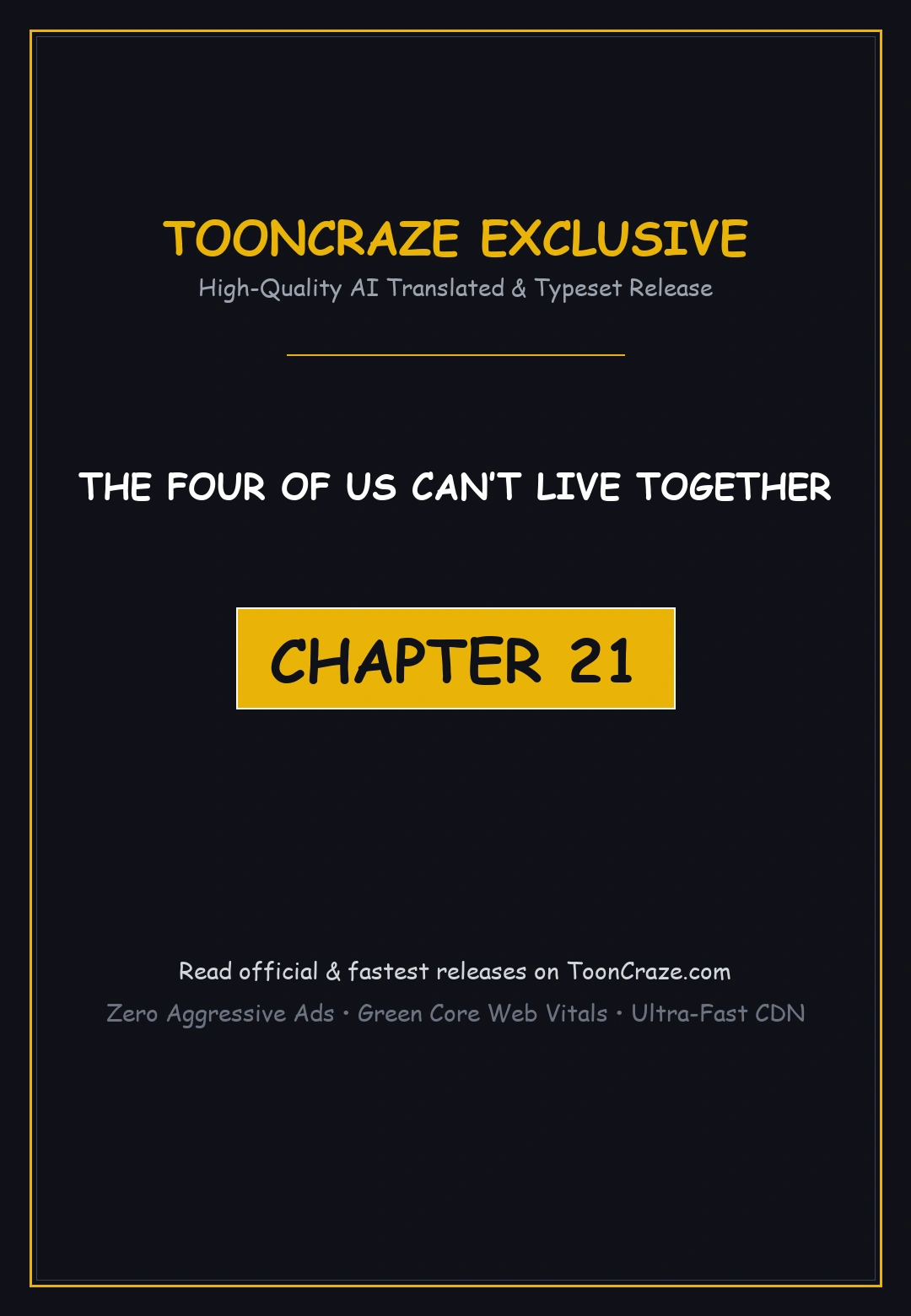 The Four Of Us Cant Live Together Chapter 21 - Page 1