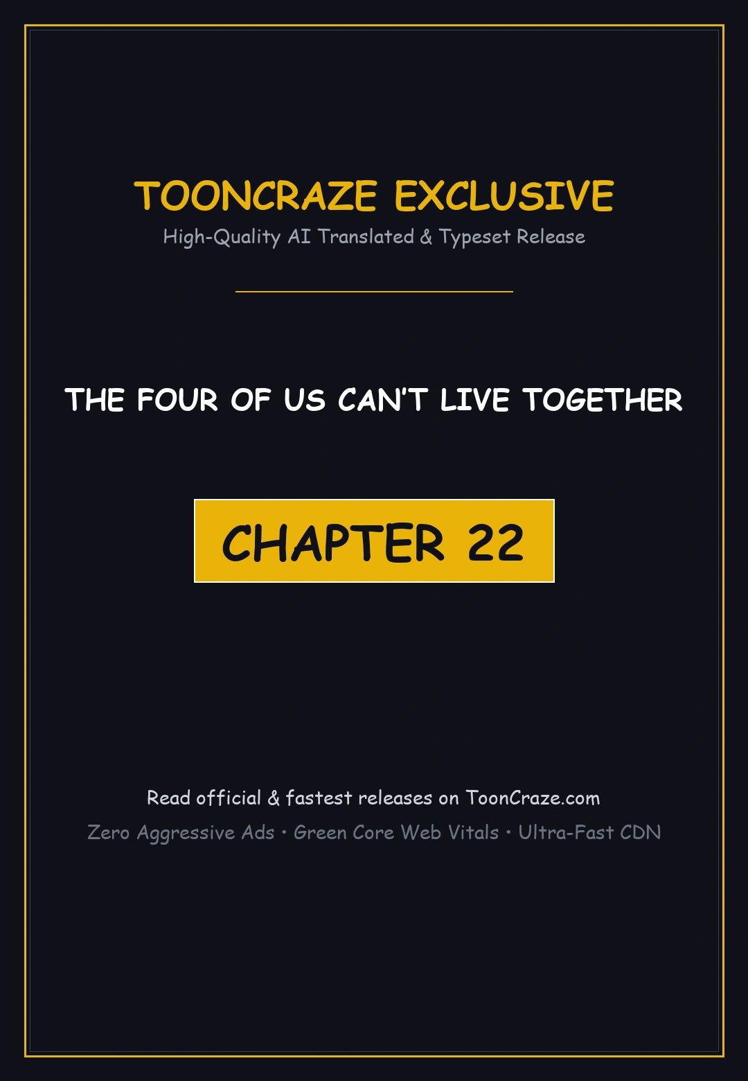 The Four Of Us Cant Live Together Chapter 22 - Page 1