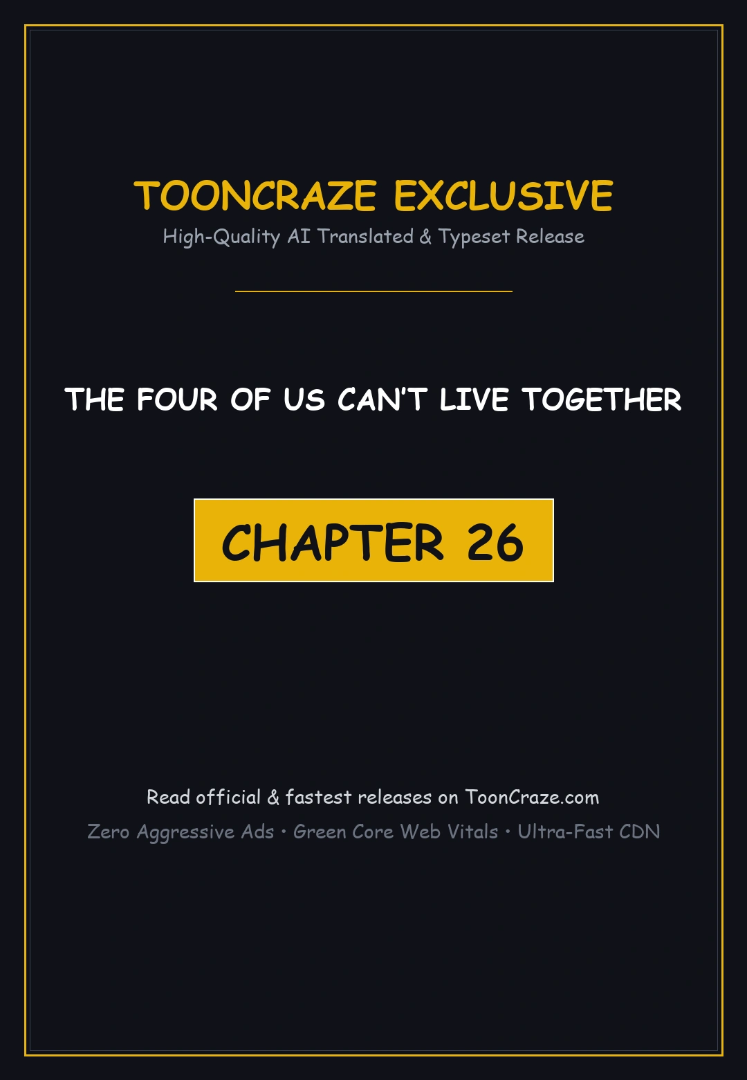 The Four Of Us Cant Live Together Chapter 26 - Page 1