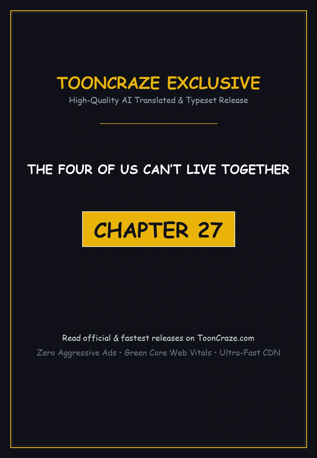 The Four Of Us Cant Live Together Chapter 27 - Page 1
