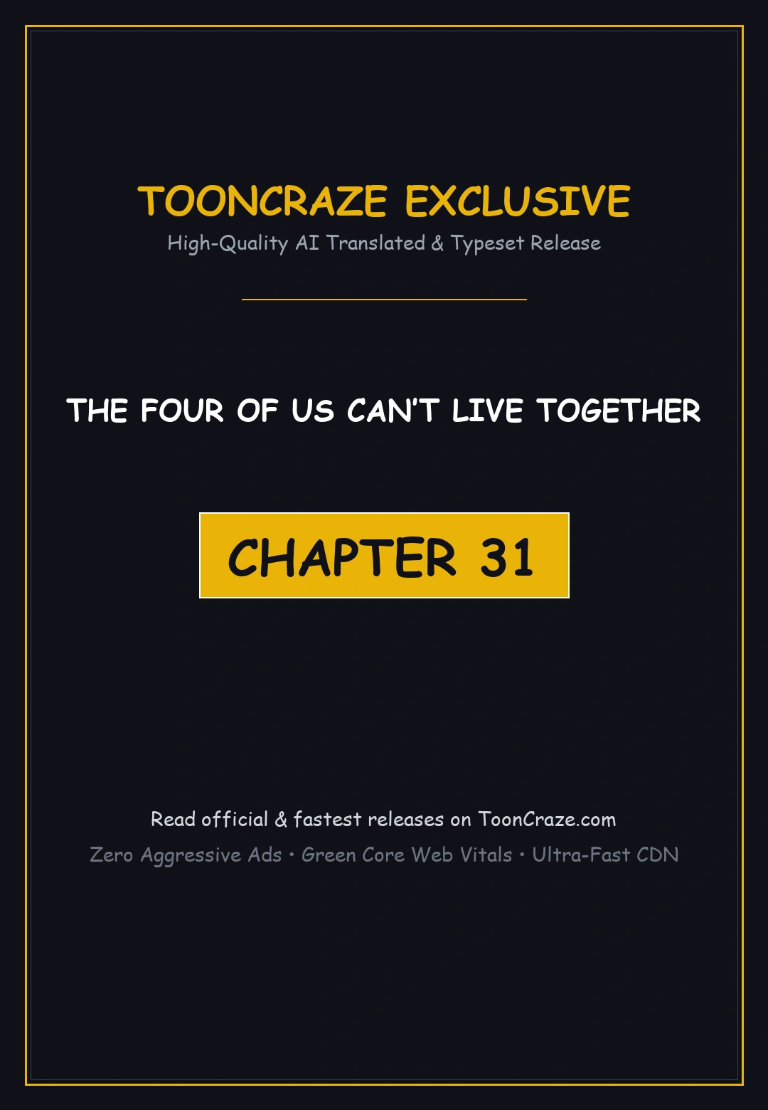 The Four Of Us Cant Live Together Chapter 31 - Page 1
