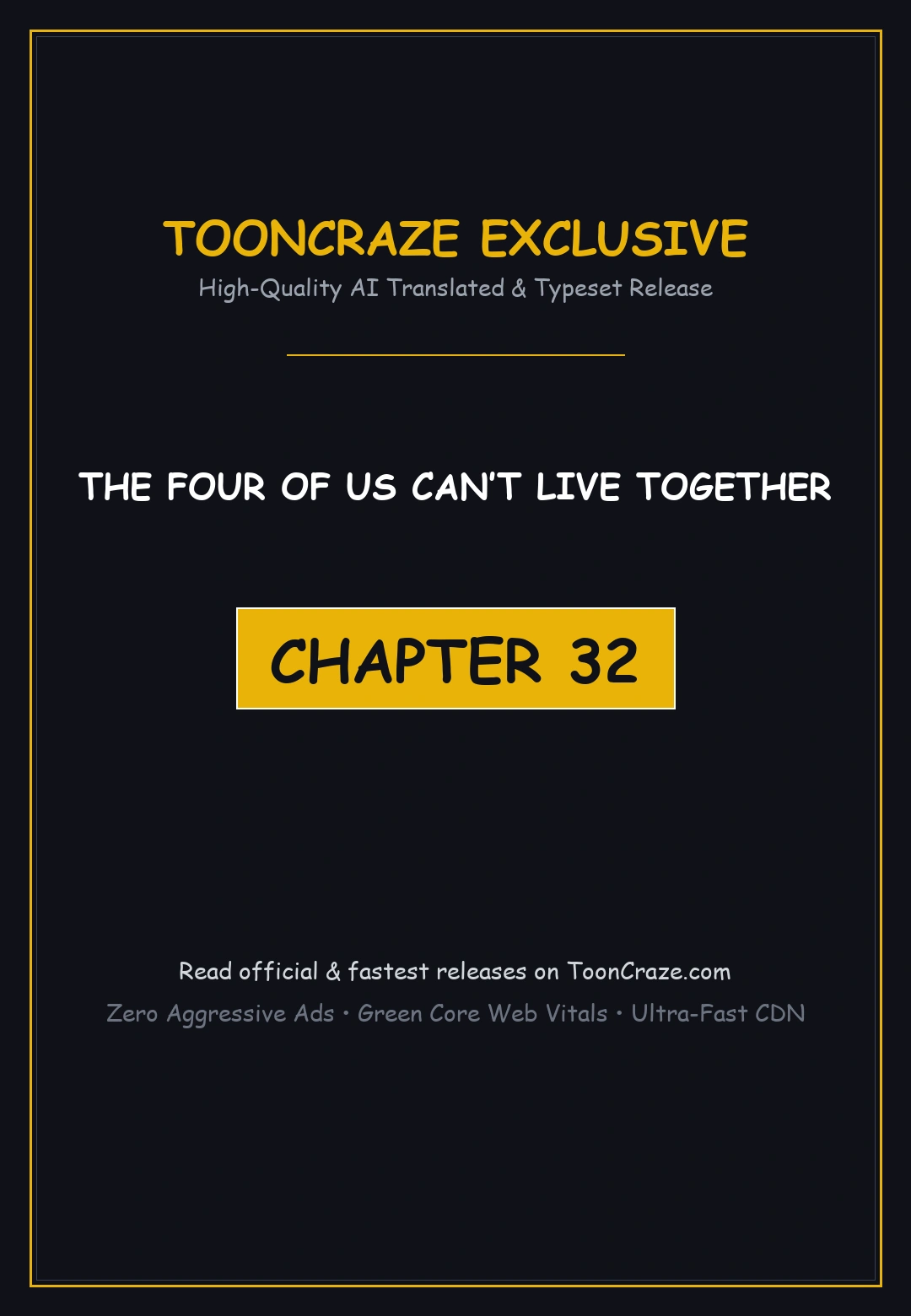 The Four Of Us Cant Live Together Chapter 32 - Page 1