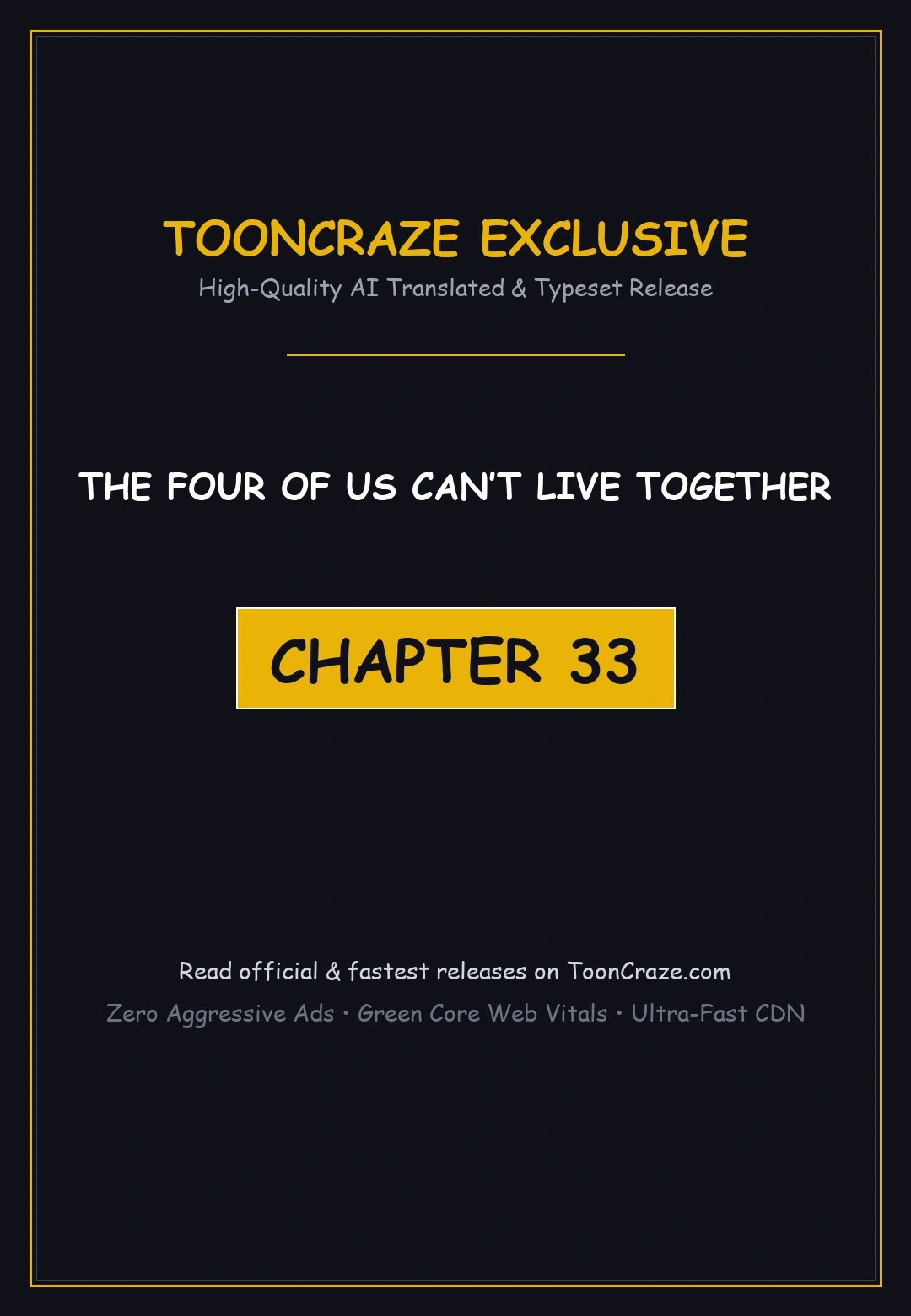 The Four Of Us Cant Live Together Chapter 33 - Page 1
