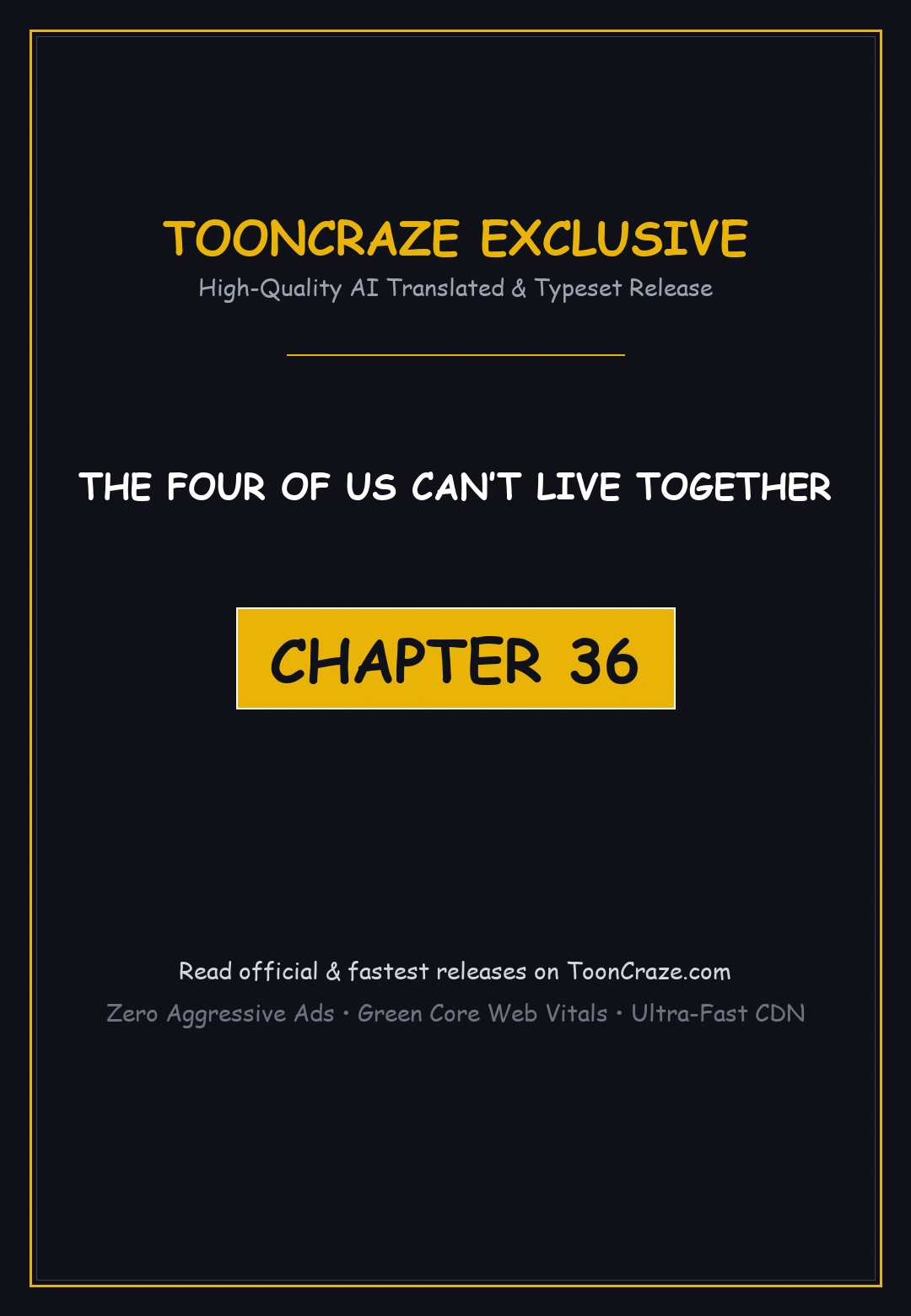 The Four Of Us Cant Live Together Chapter 36 - Page 1