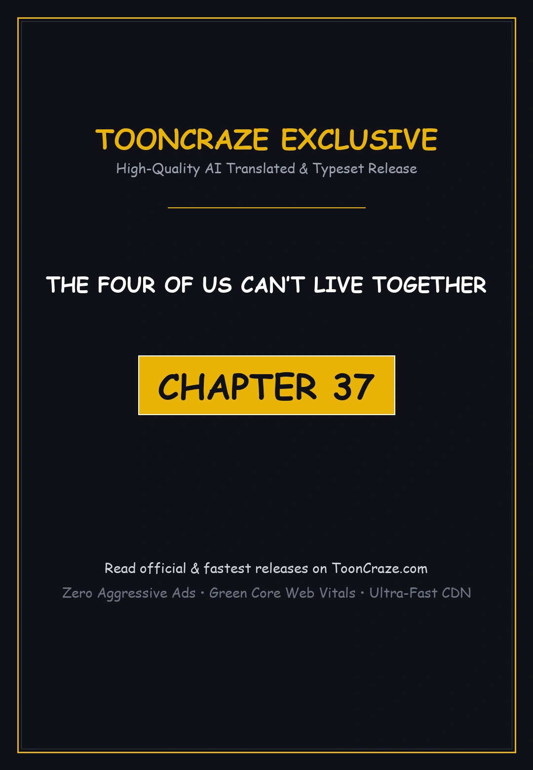The Four Of Us Cant Live Together Chapter 37 - Page 1