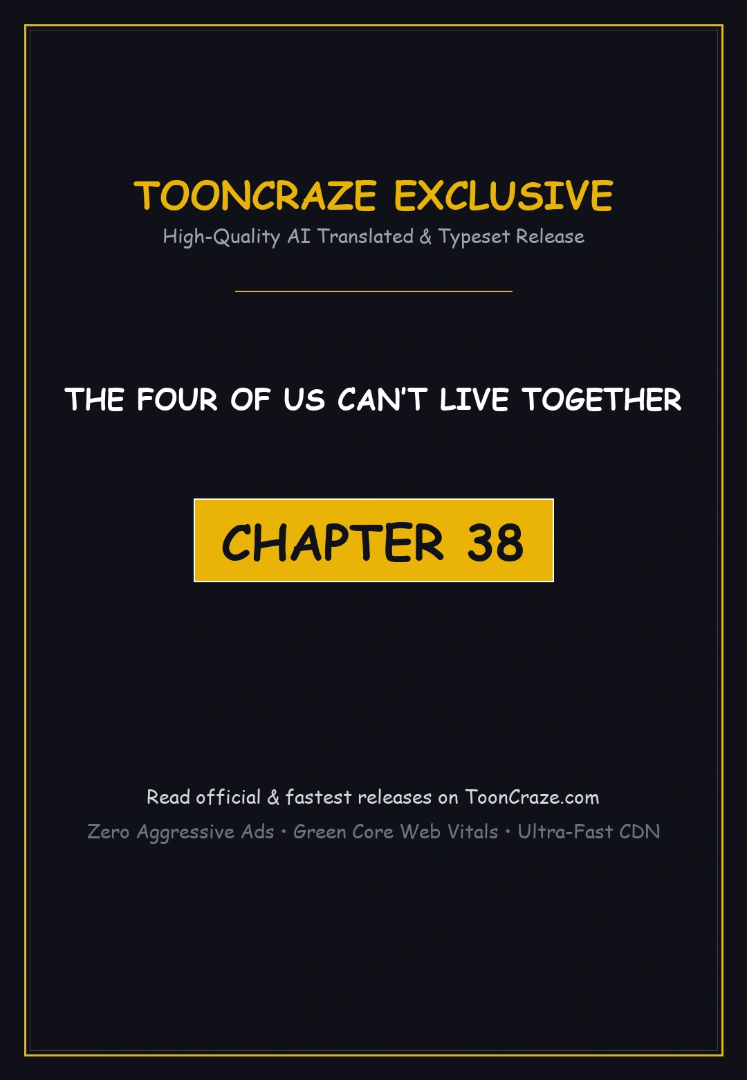 The Four Of Us Cant Live Together Chapter 38 - Page 1