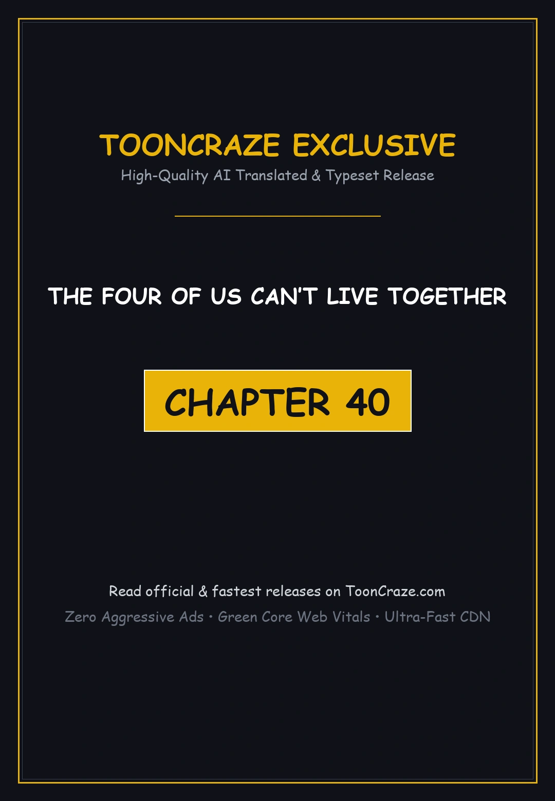 The Four Of Us Cant Live Together Chapter 40 - Page 1