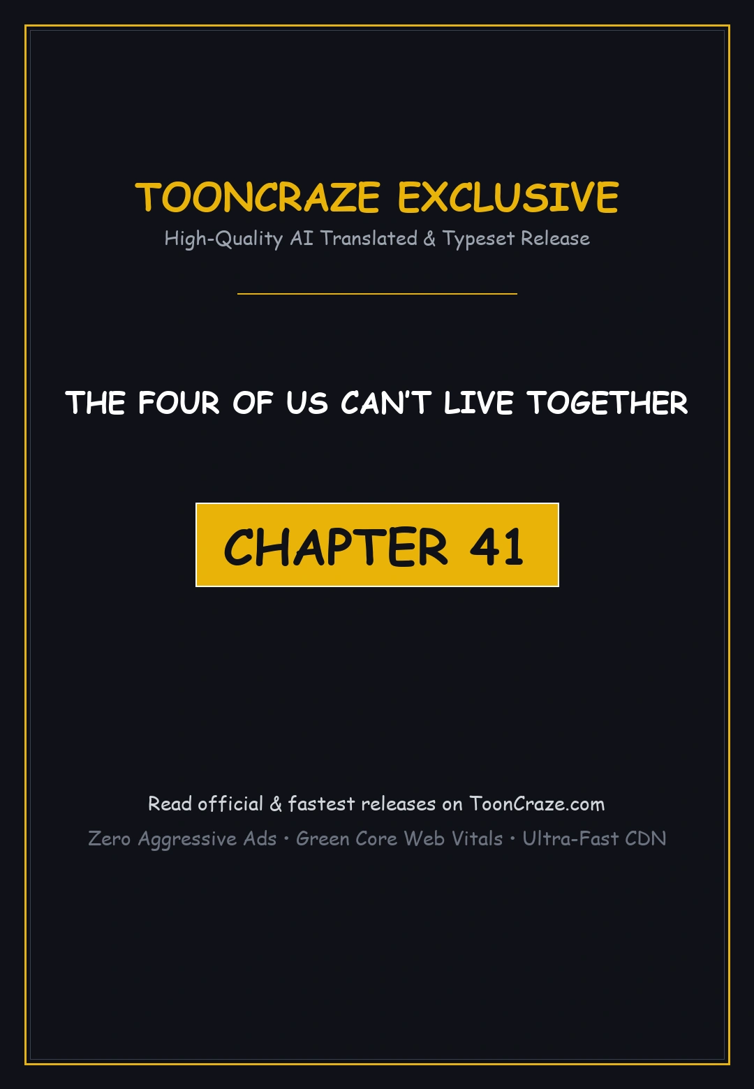 The Four Of Us Cant Live Together Chapter 41 - Page 1