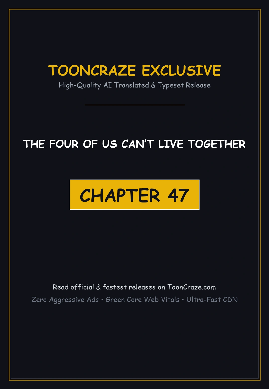 The Four Of Us Cant Live Together Chapter 47 - Page 1