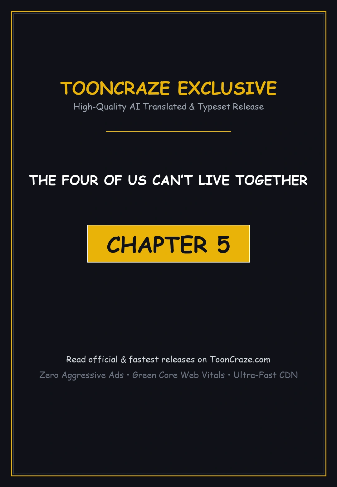 The Four Of Us Cant Live Together Chapter 5 - Page 1