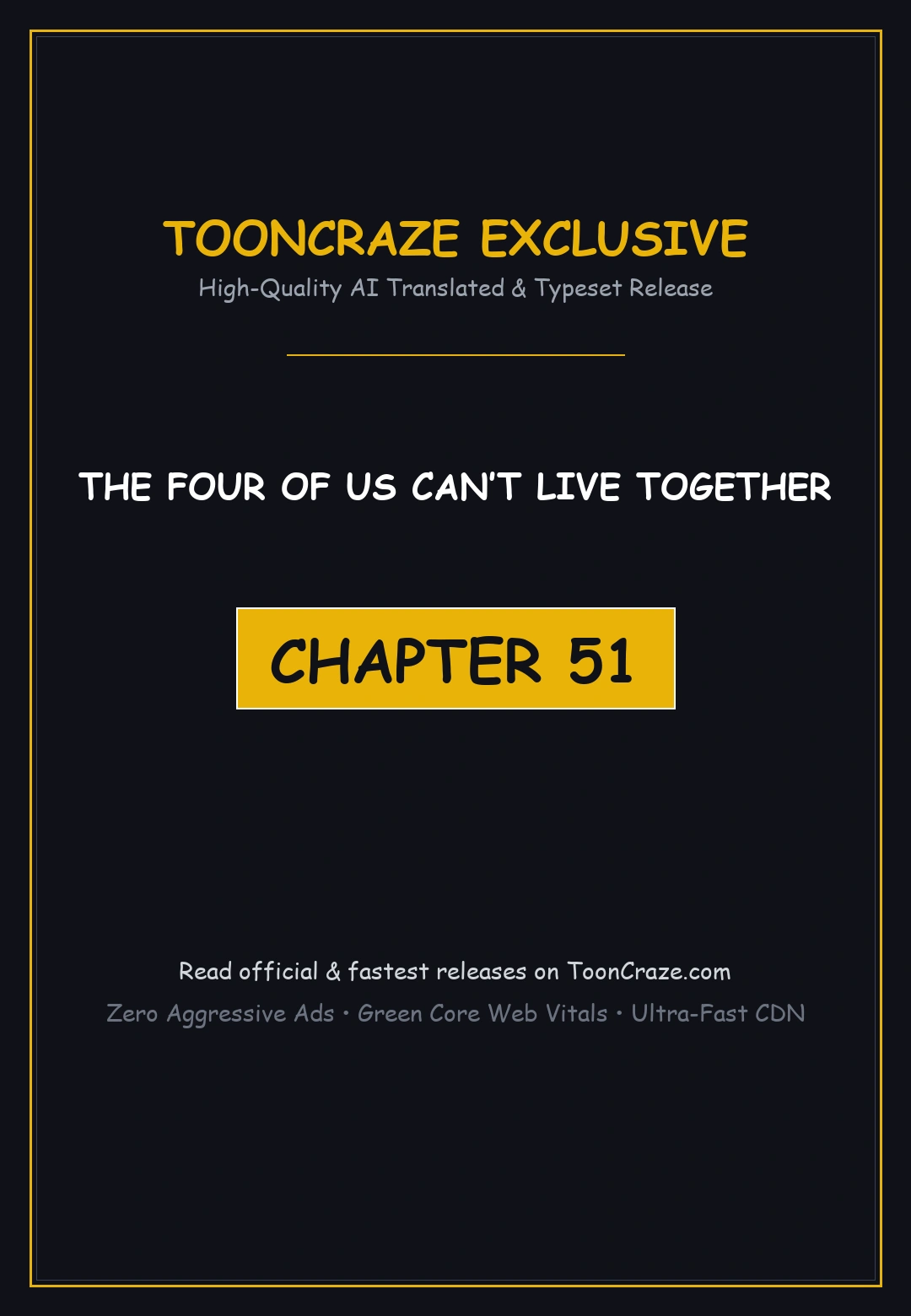 The Four Of Us Cant Live Together Chapter 51 - Page 1