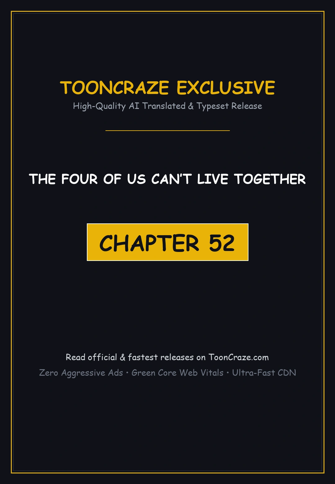 The Four Of Us Cant Live Together Chapter 52 - Page 1