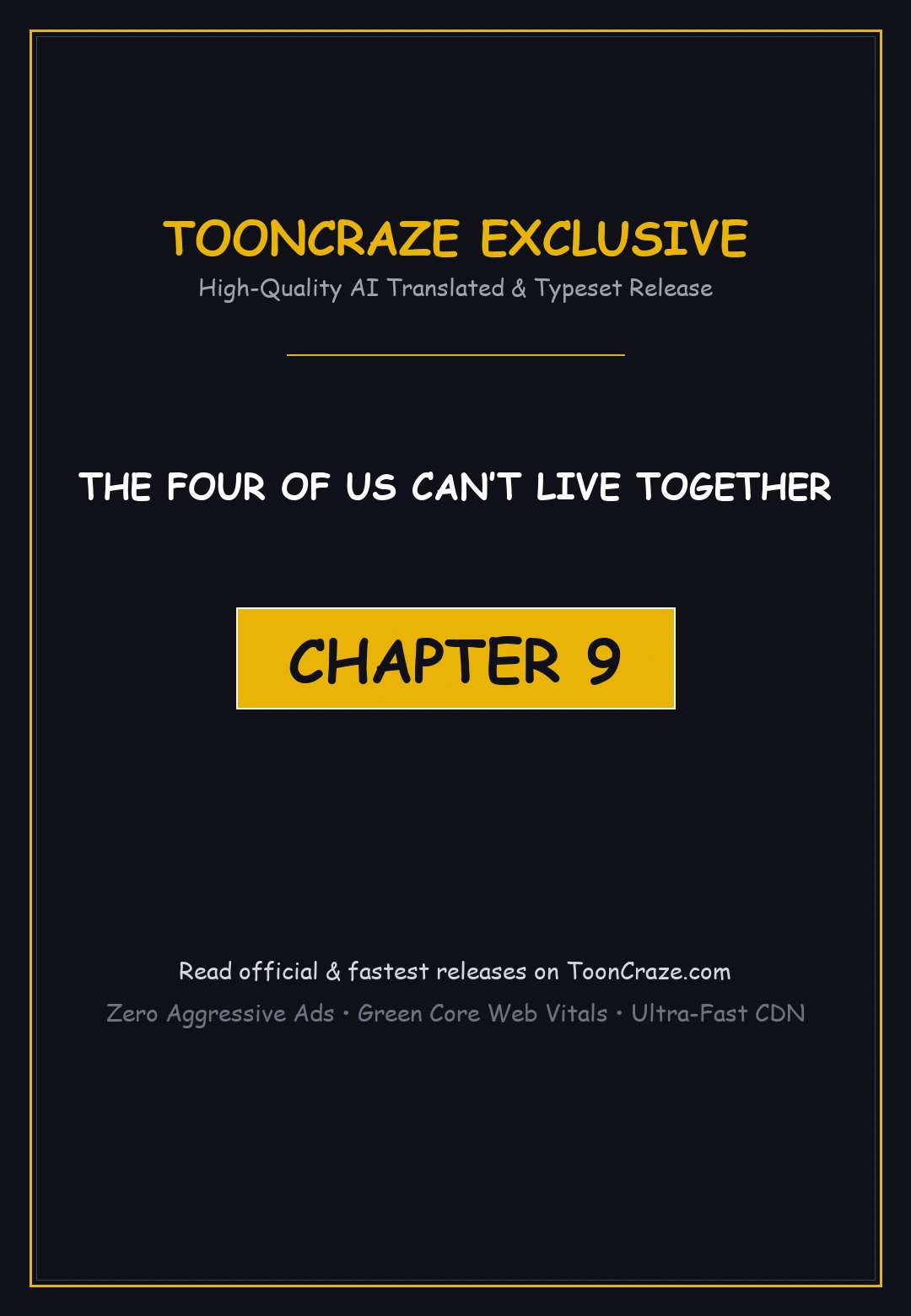 The Four Of Us Cant Live Together Chapter 9 - Page 1