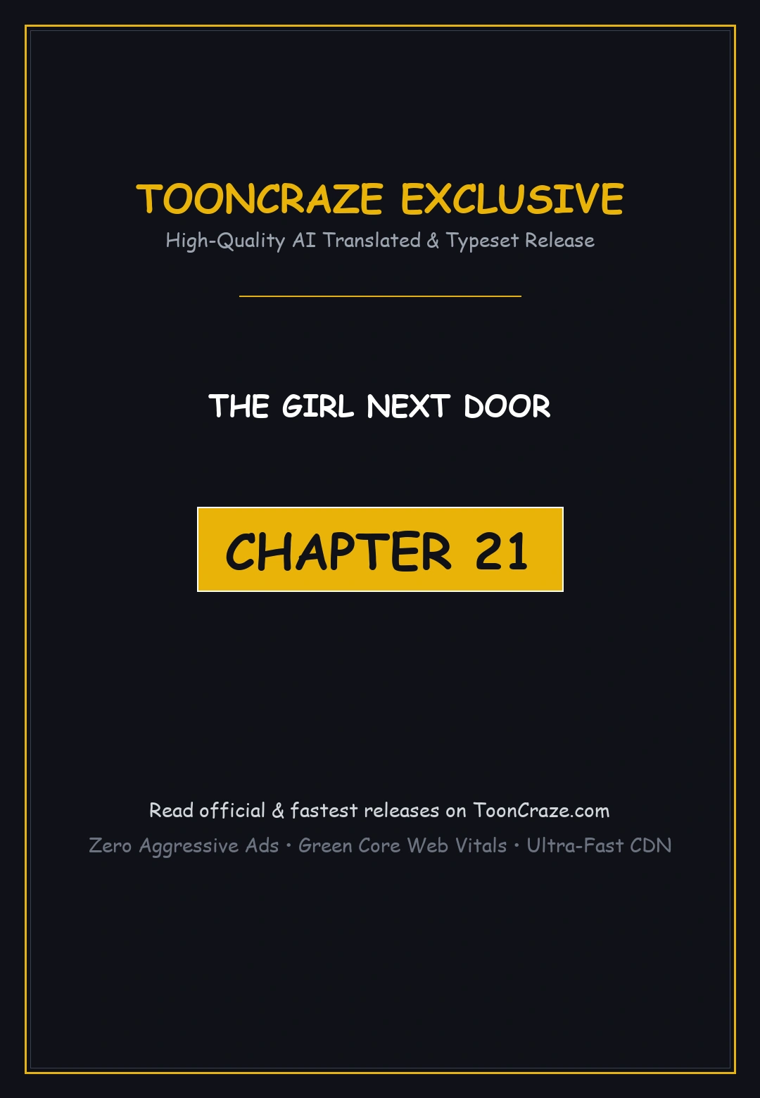 The Girl Next Door Manhwa Chapter 21 - Page 1