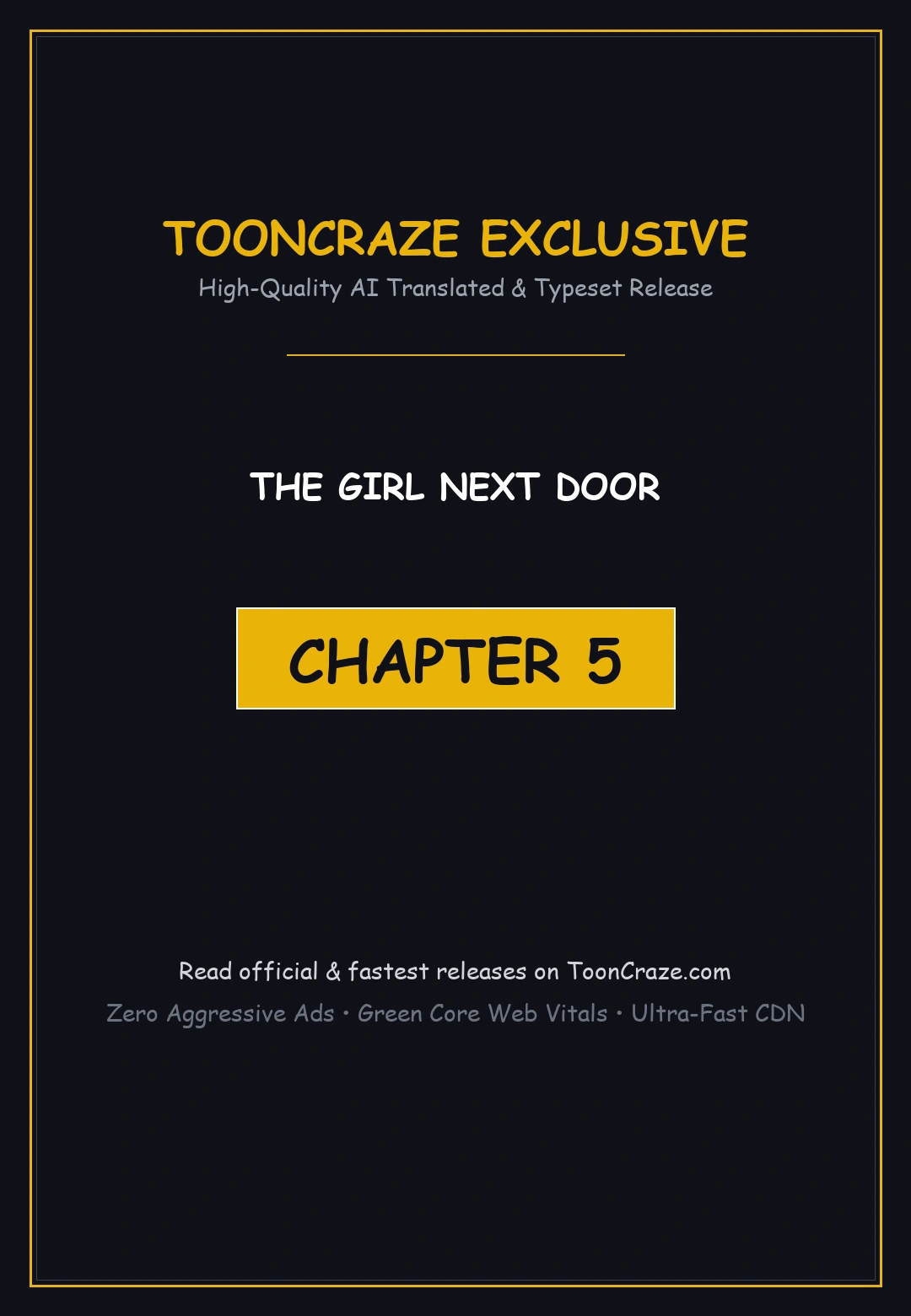 The Girl Next Door Manhwa Chapter 5 - Page 1