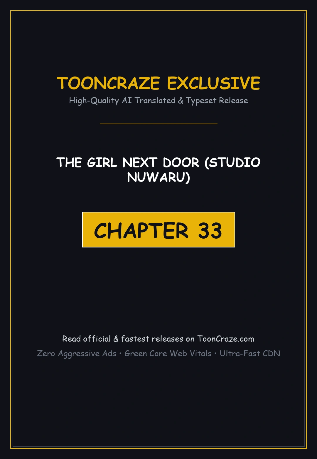 The Girl Next Door Studio Nuwaru Chapter 33 - Page 1