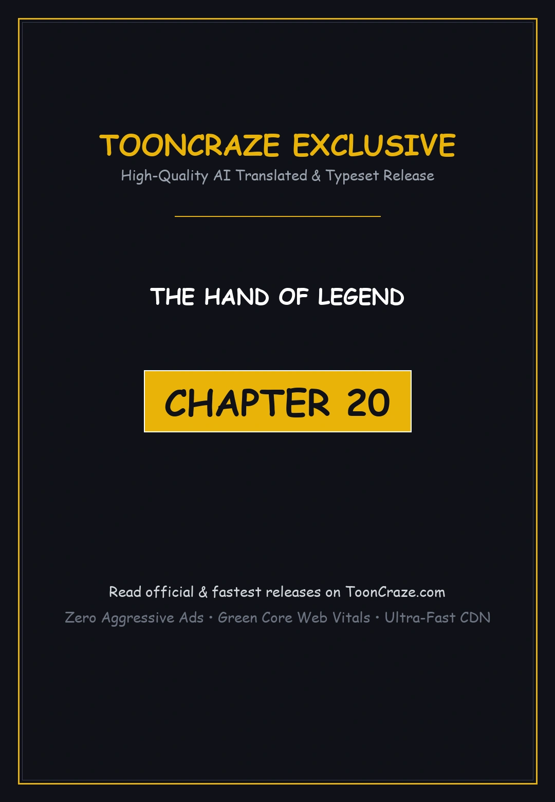 The Hand Of Legend Chapter 20 - Page 1