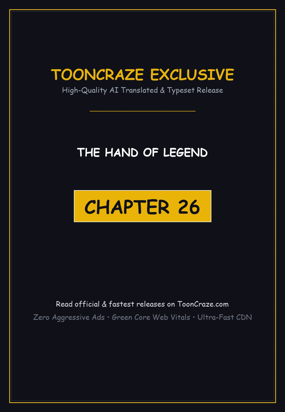 The Hand Of Legend Chapter 26 - Page 1