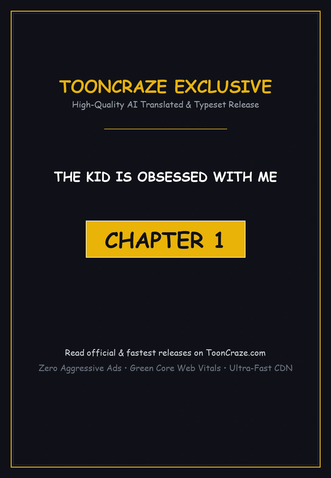 The Kid Is Obsessed With Me Chapter 1 - Page 1