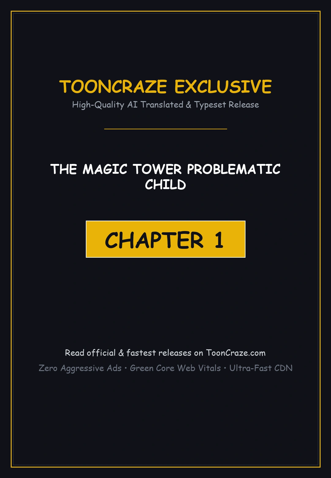 The Magic Tower Problematic Child Chapter 1 - Page 1