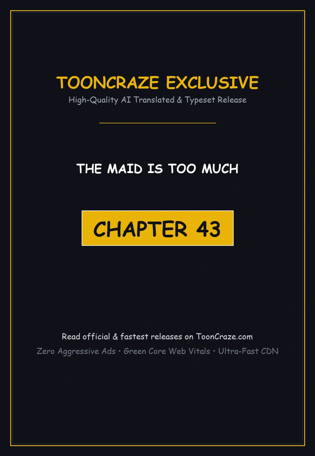 The Maid Is Too Much Chapter 43 - Page 1