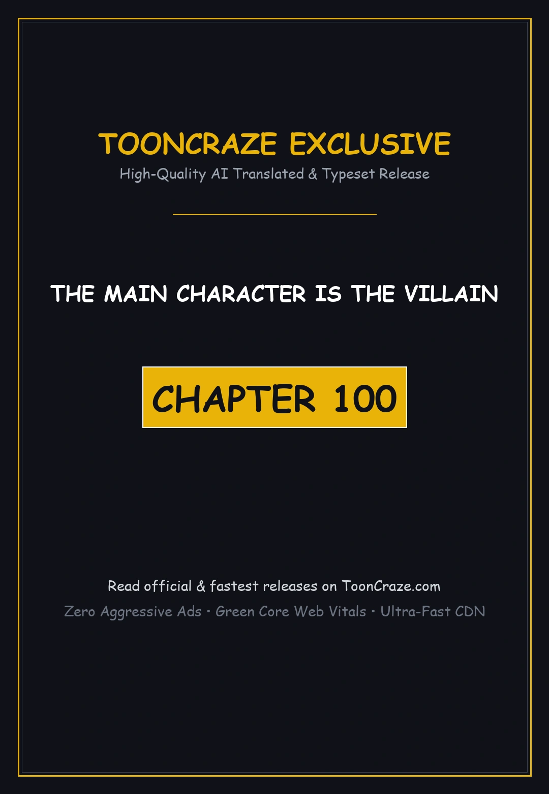 The Main Character Is The Villain Chapter 100 - Page 1
