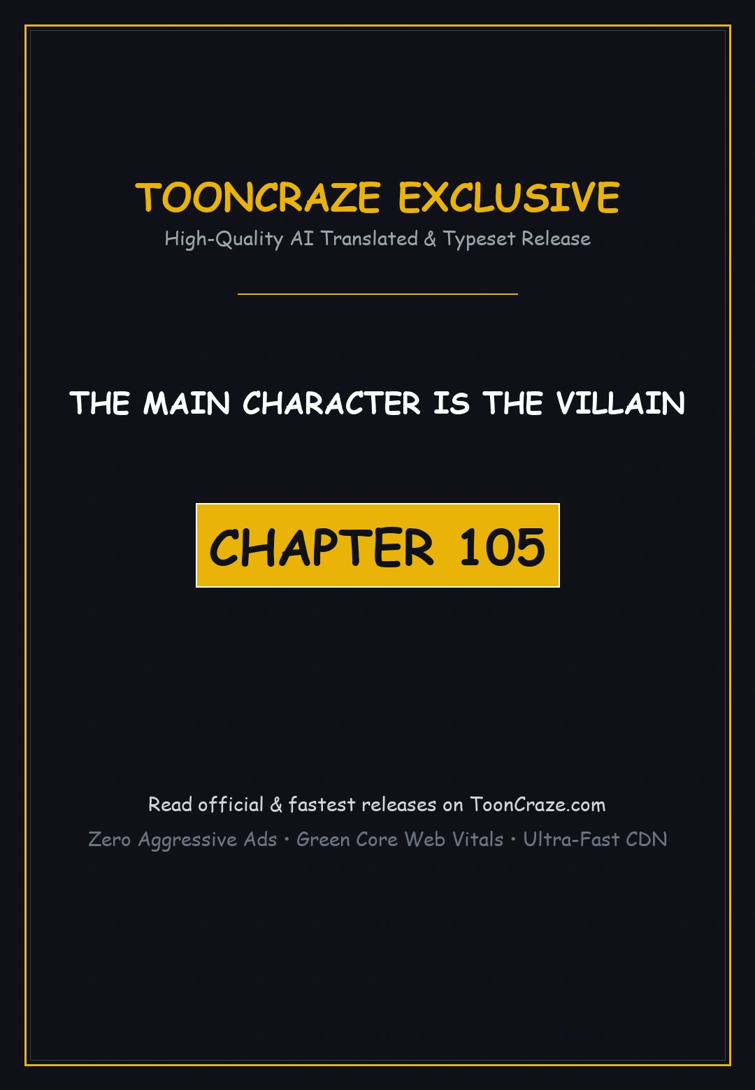 The Main Character Is The Villain Chapter 105 - Page 1