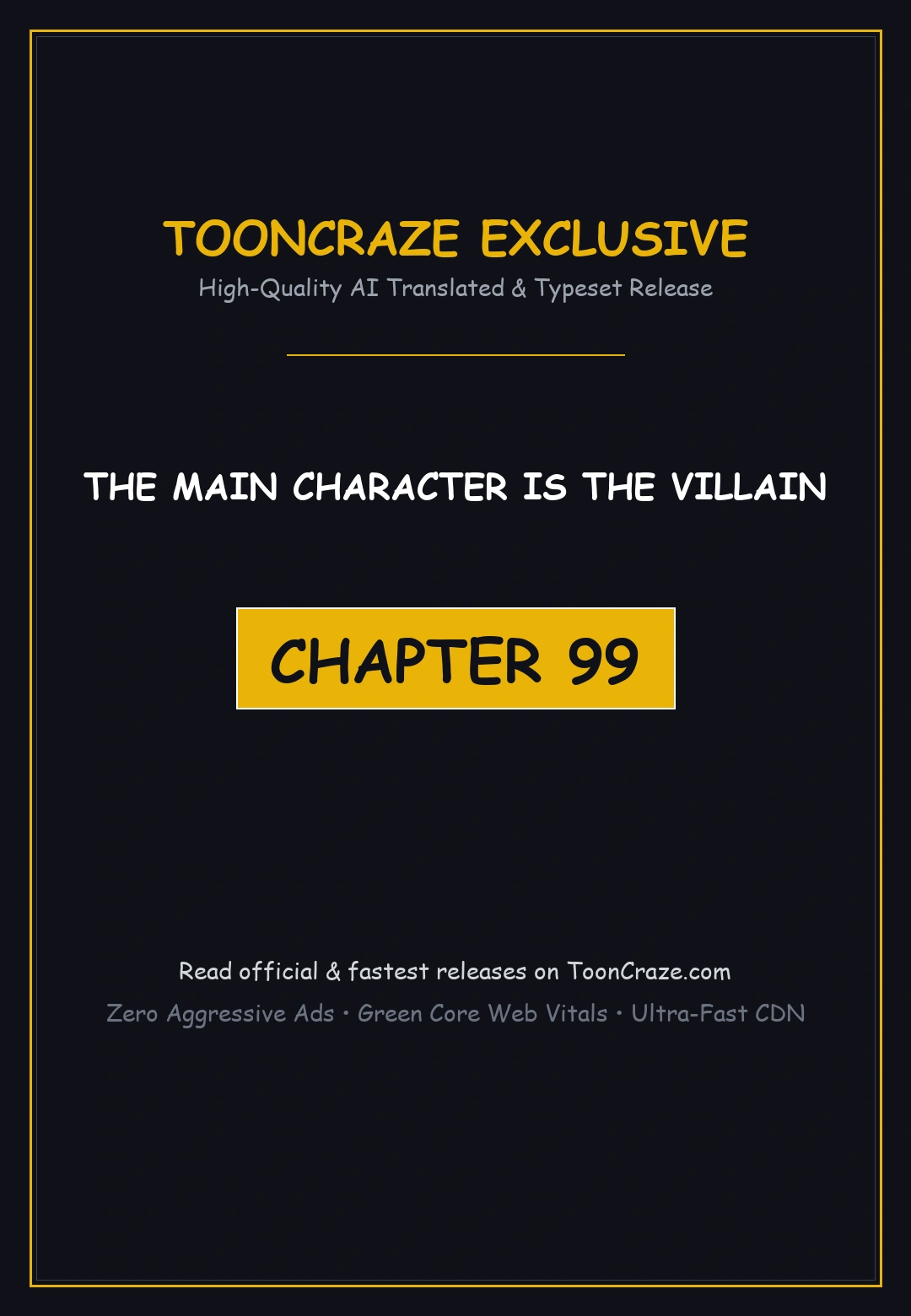 The Main Character Is The Villain Chapter 99 - Page 1