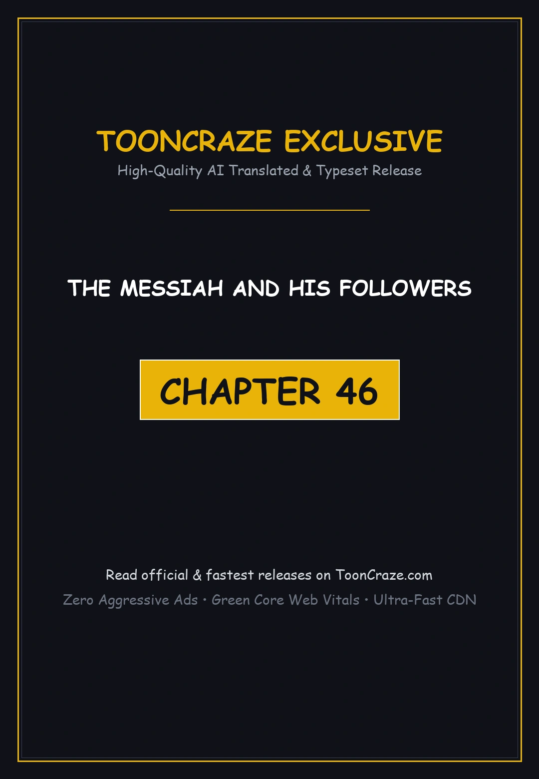 The Messiah And His Followers Chapter 46 - Page 1