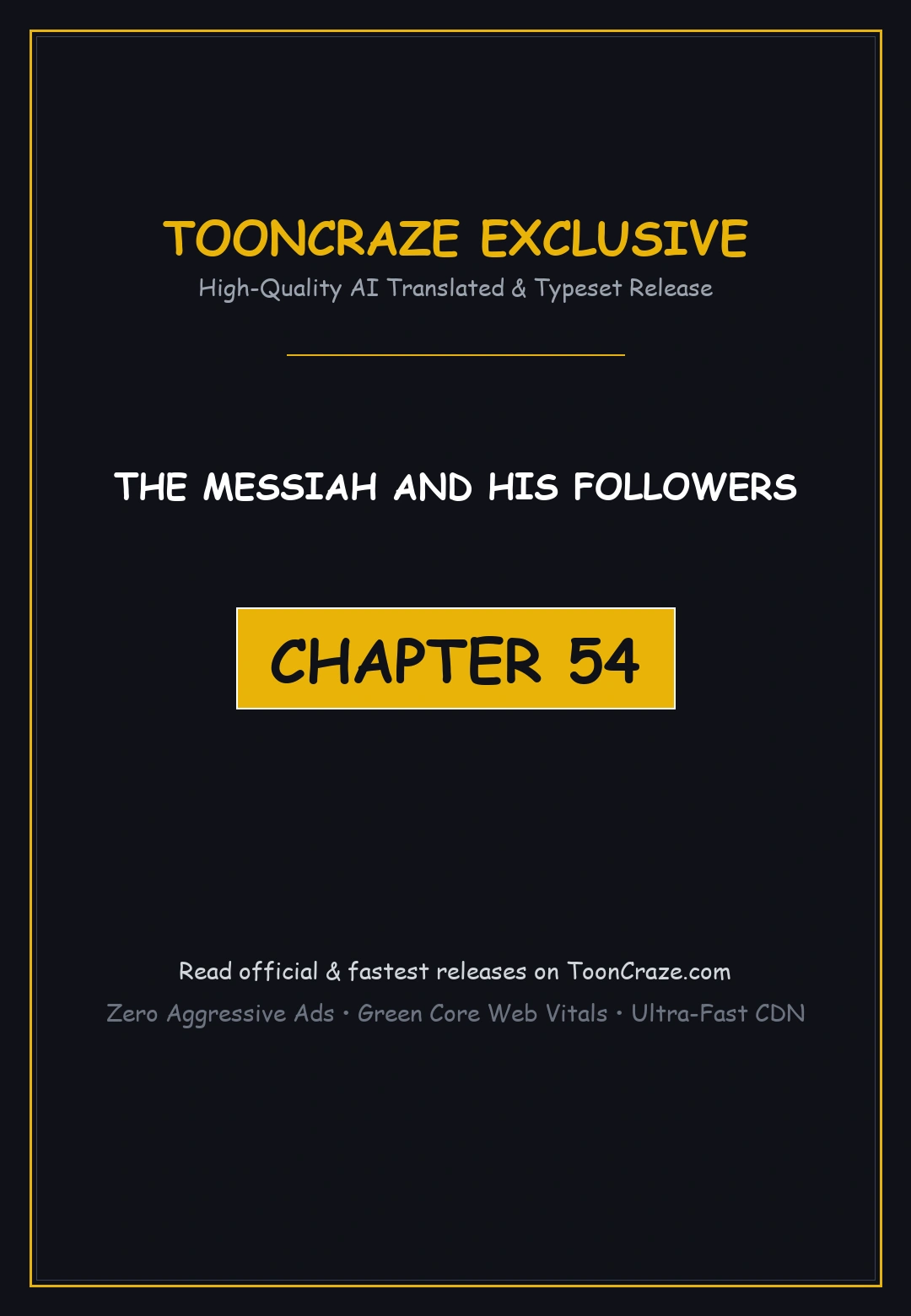 The Messiah And His Followers Chapter 54 - Page 1