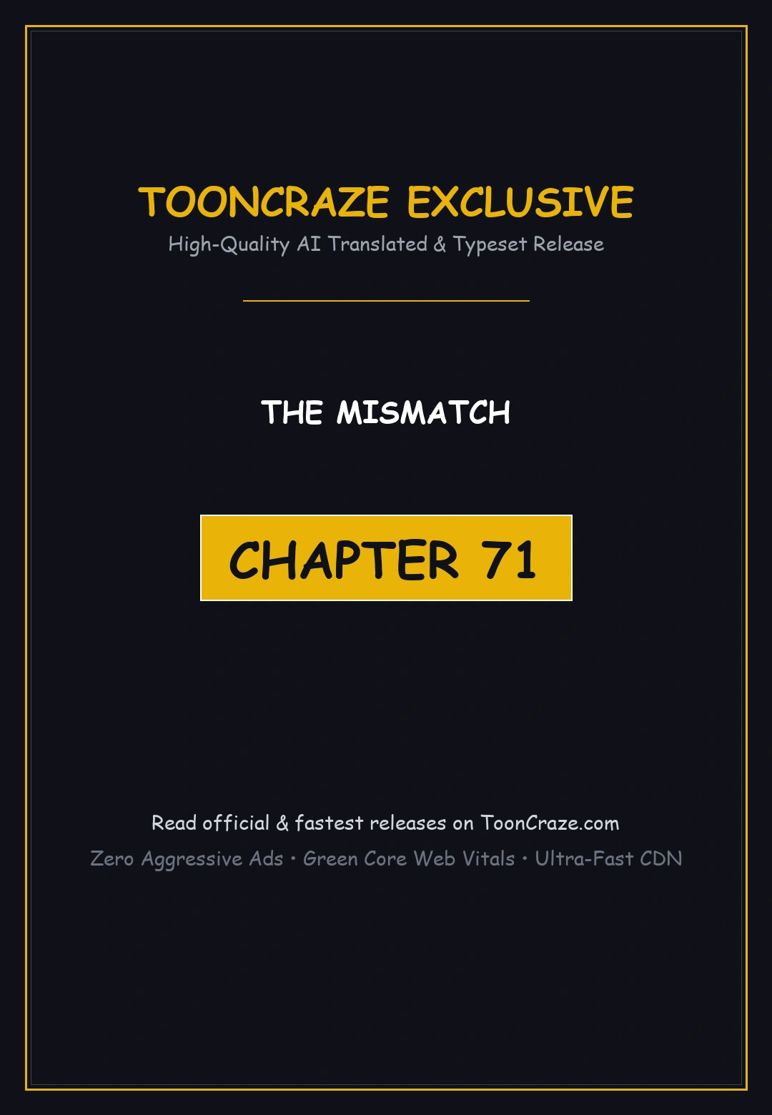 The Mismatch Manhwa Facon Chapter 71 - Page 1