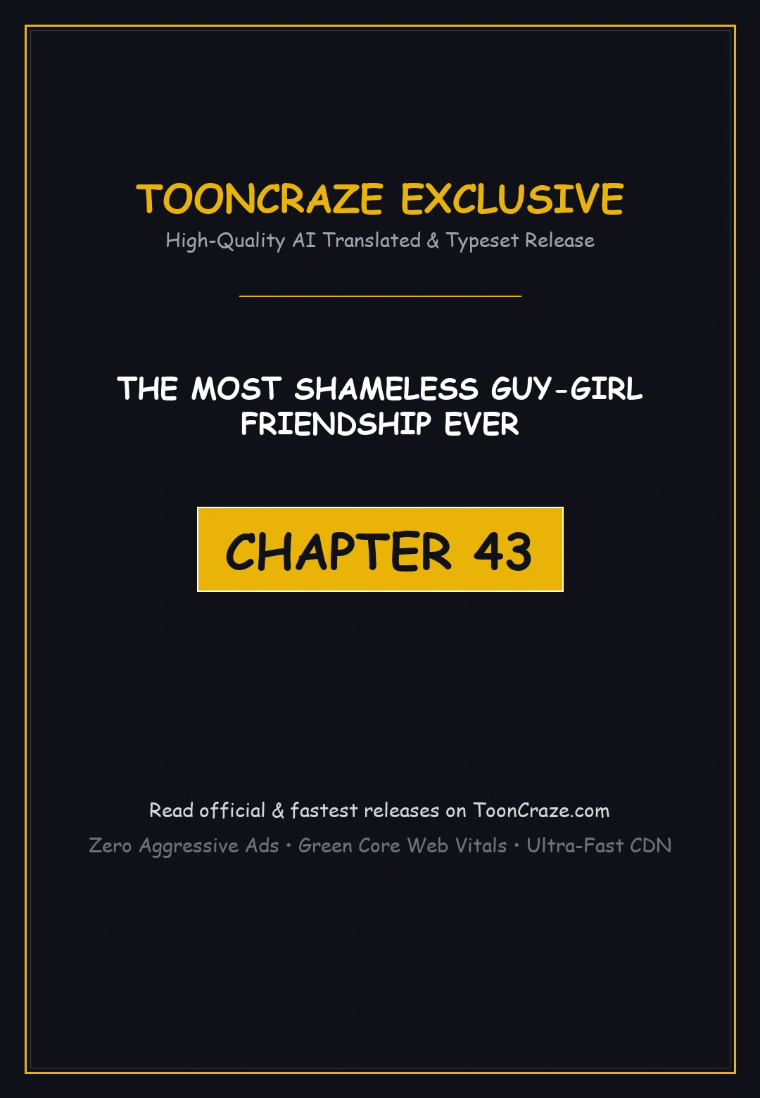 The Most Shameless Guy Girl Friendship Ever Chapter 43 - Page 1