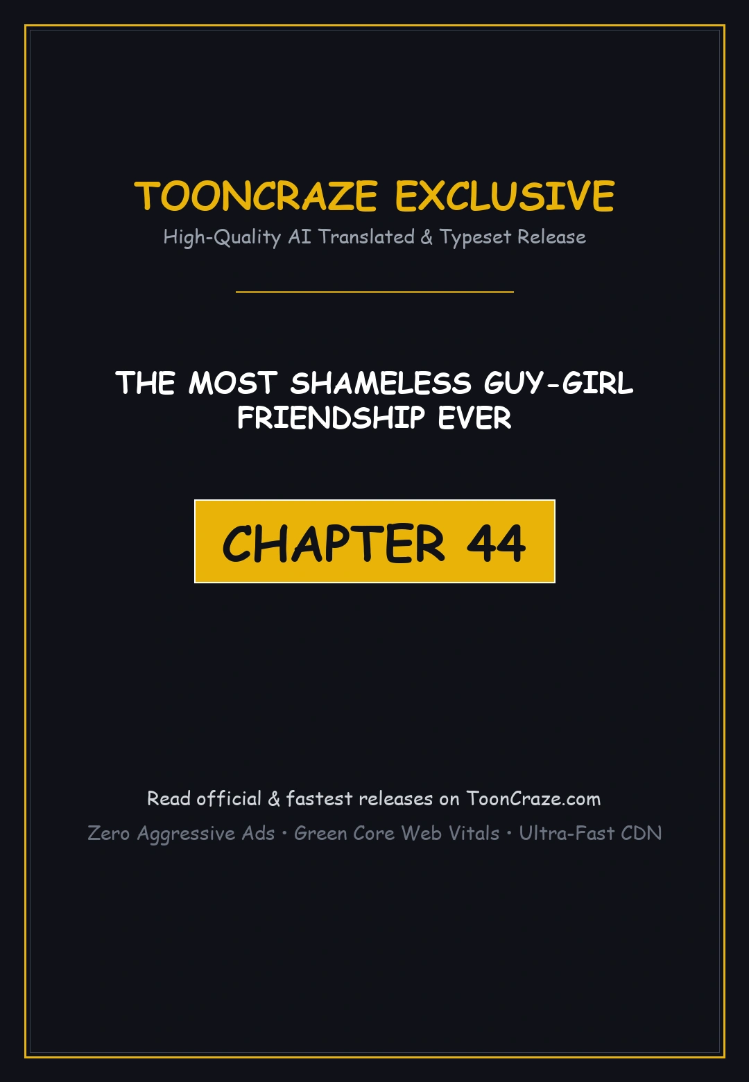 The Most Shameless Guy Girl Friendship Ever Chapter 44 - Page 1