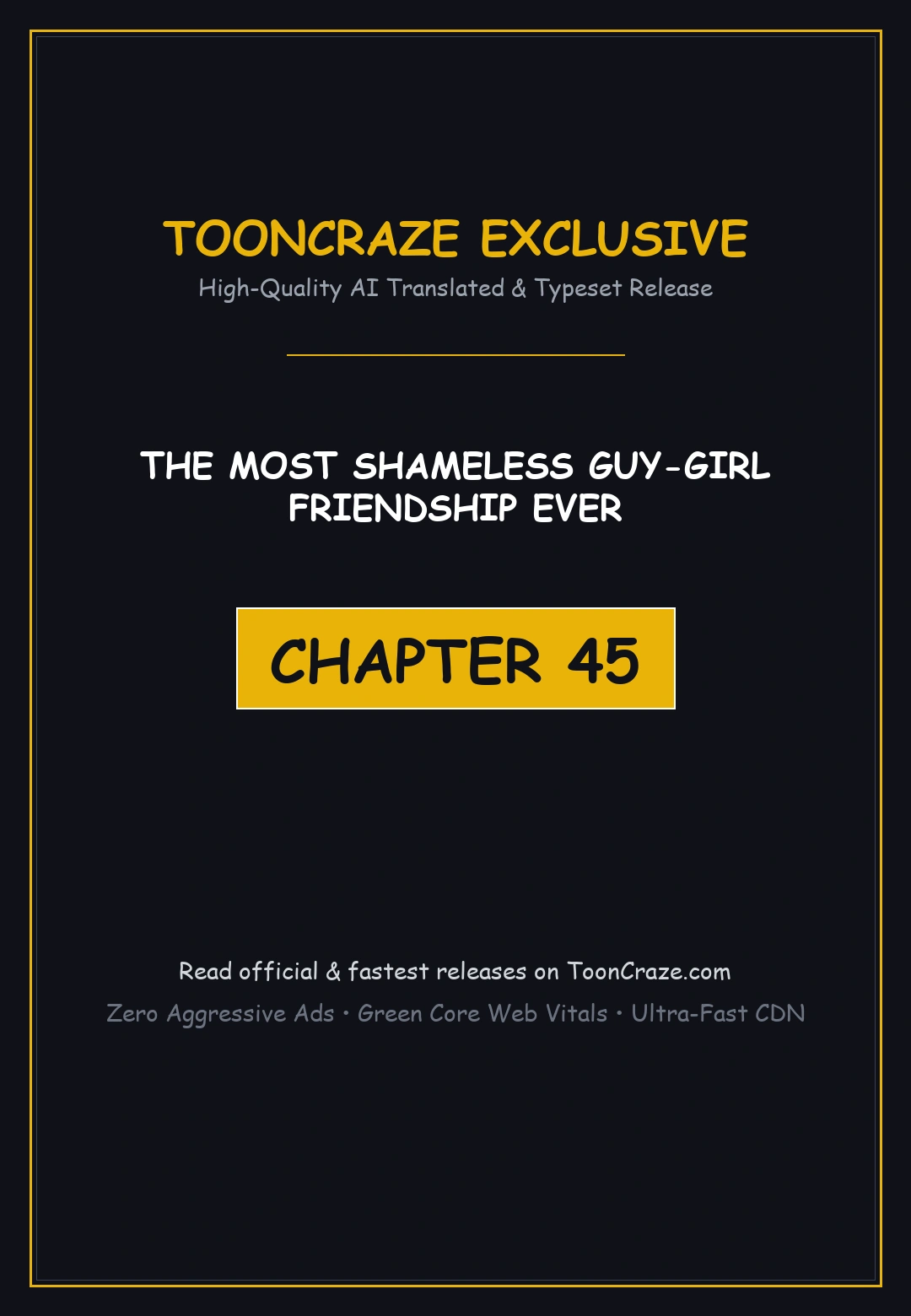The Most Shameless Guy Girl Friendship Ever Chapter 45 - Page 1