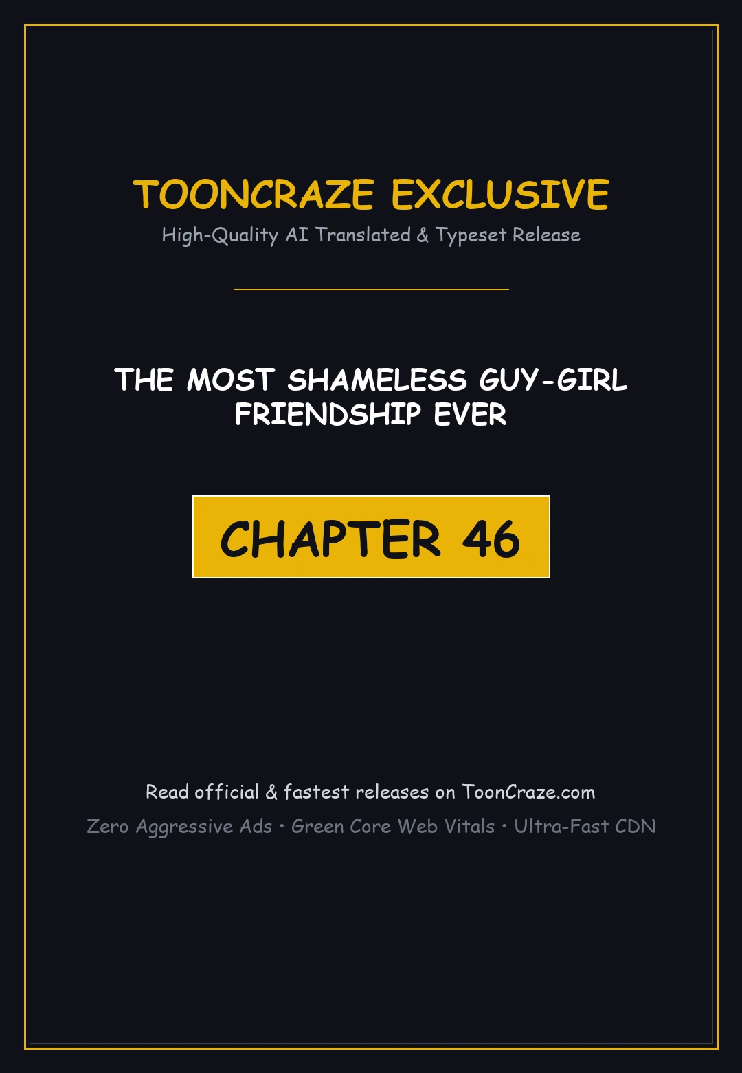 The Most Shameless Guy Girl Friendship Ever Chapter 46 - Page 1