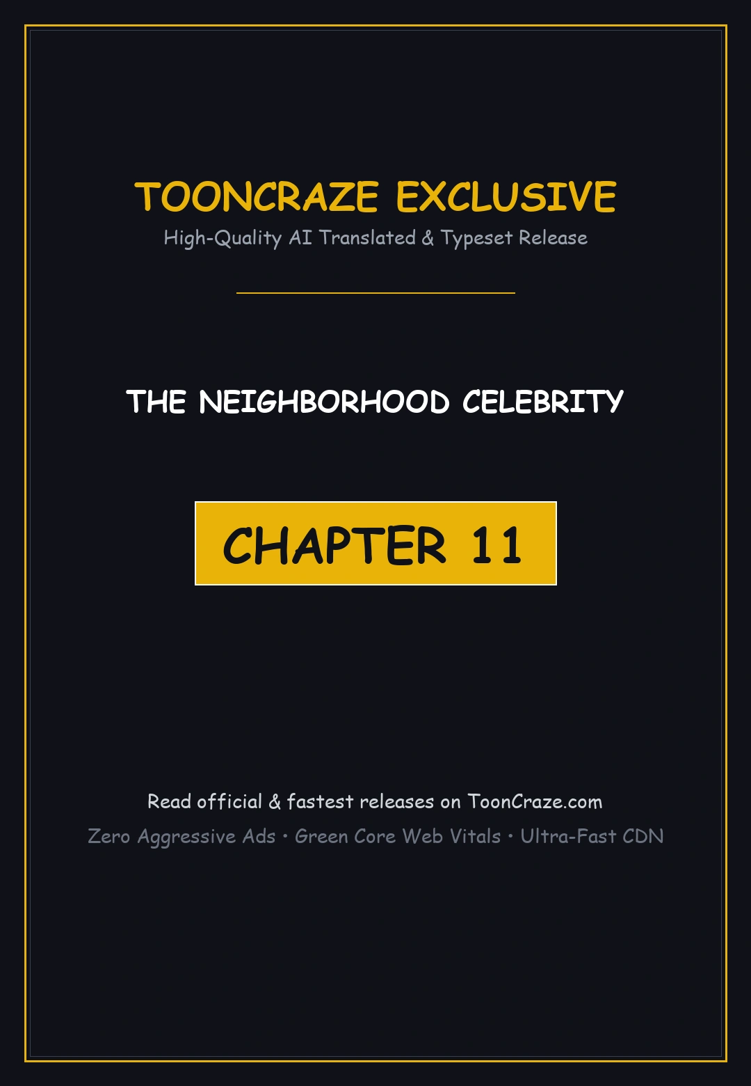The Neighborhood Celebrity Chapter 11 - Page 1