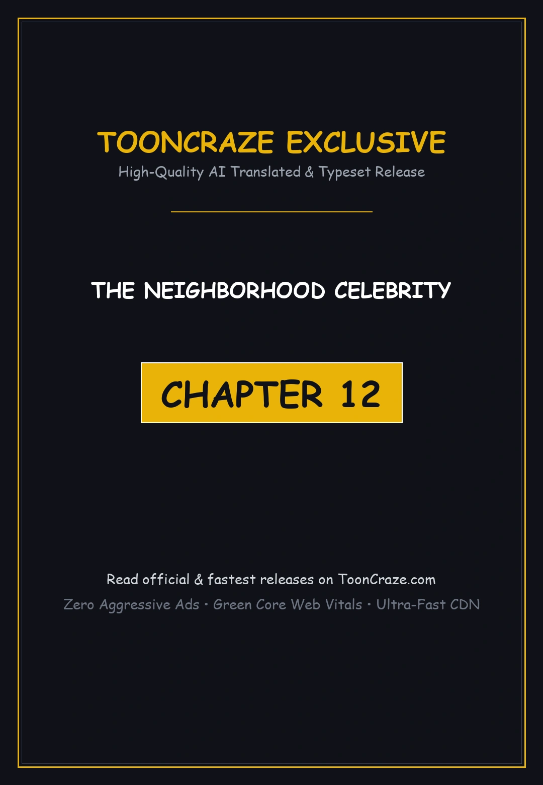 The Neighborhood Celebrity Chapter 12 - Page 1