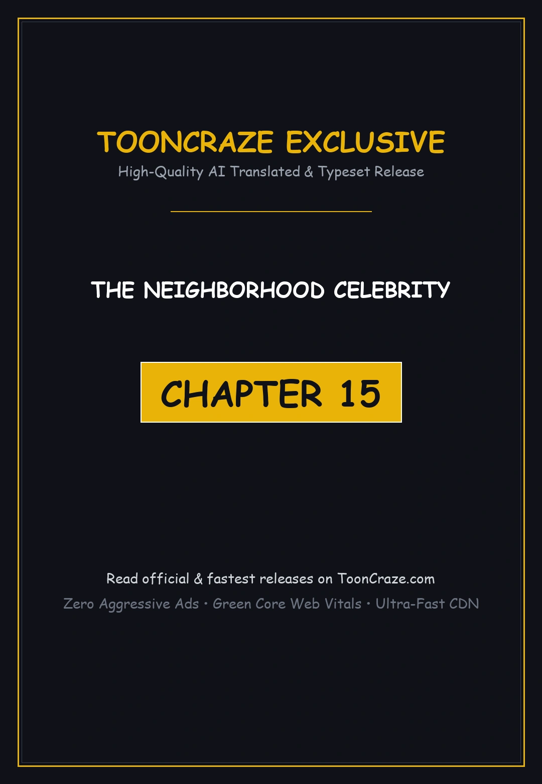 The Neighborhood Celebrity Chapter 15 - Page 1