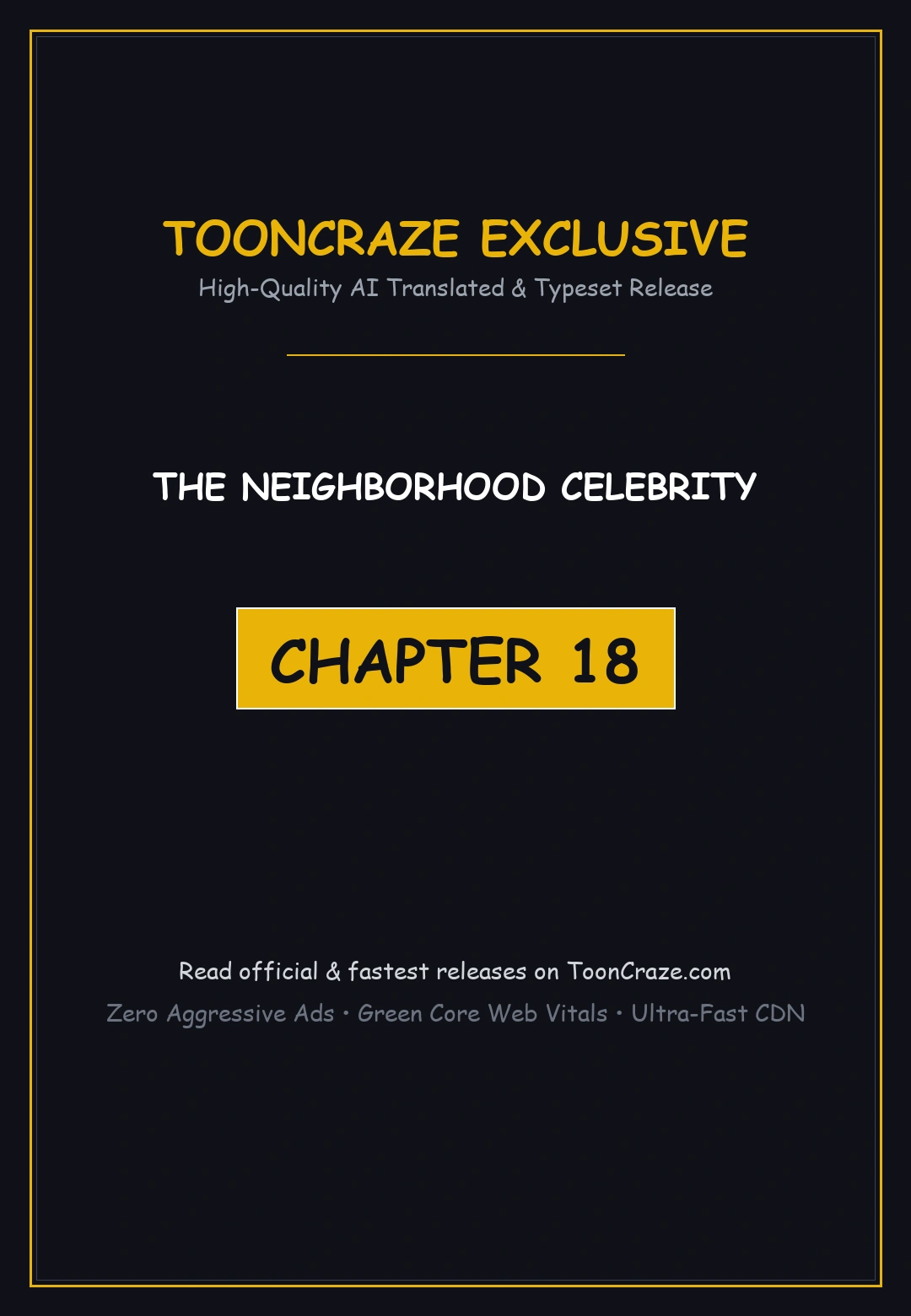 The Neighborhood Celebrity Chapter 18 - Page 1