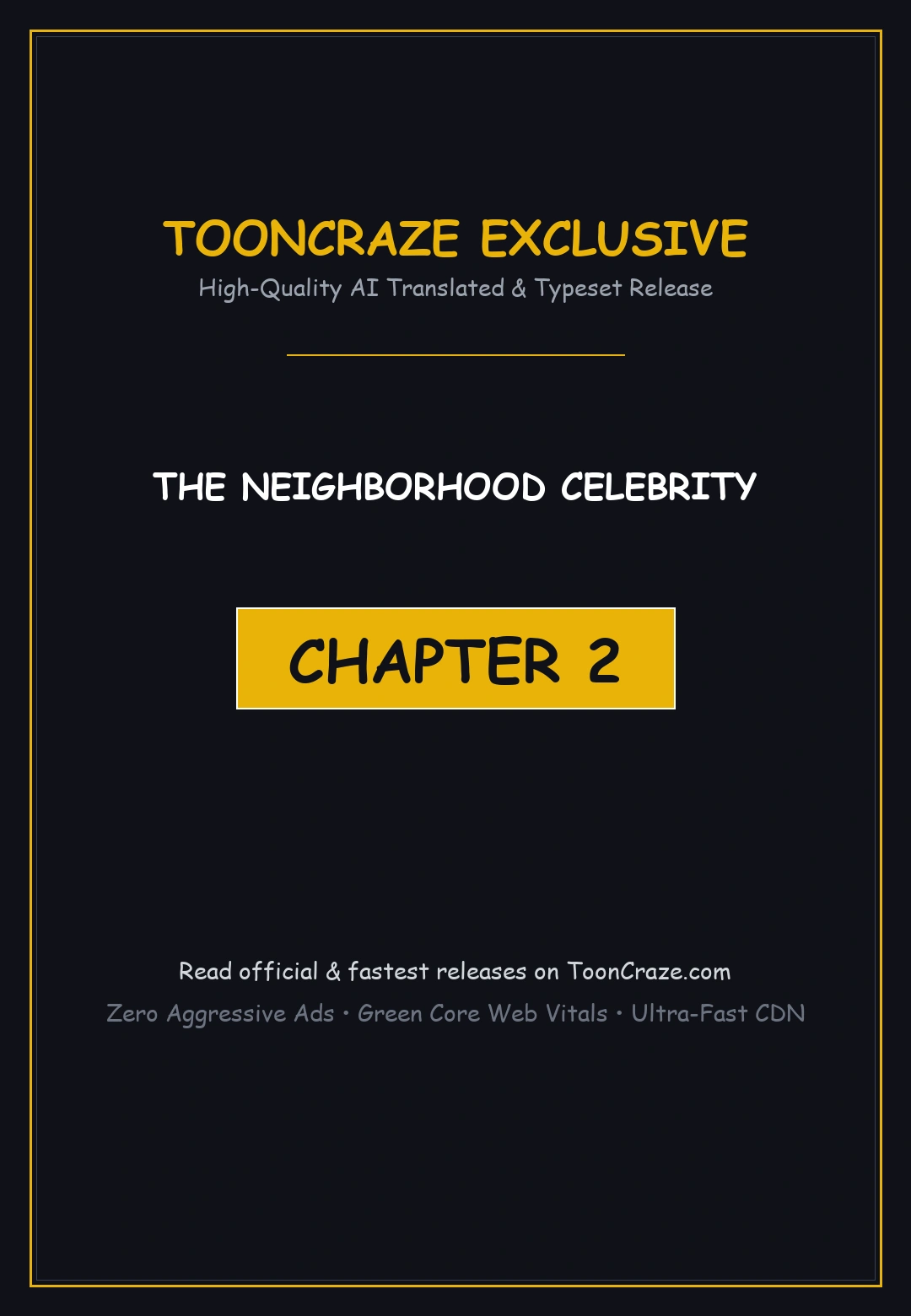 The Neighborhood Celebrity Chapter 2 - Page 1
