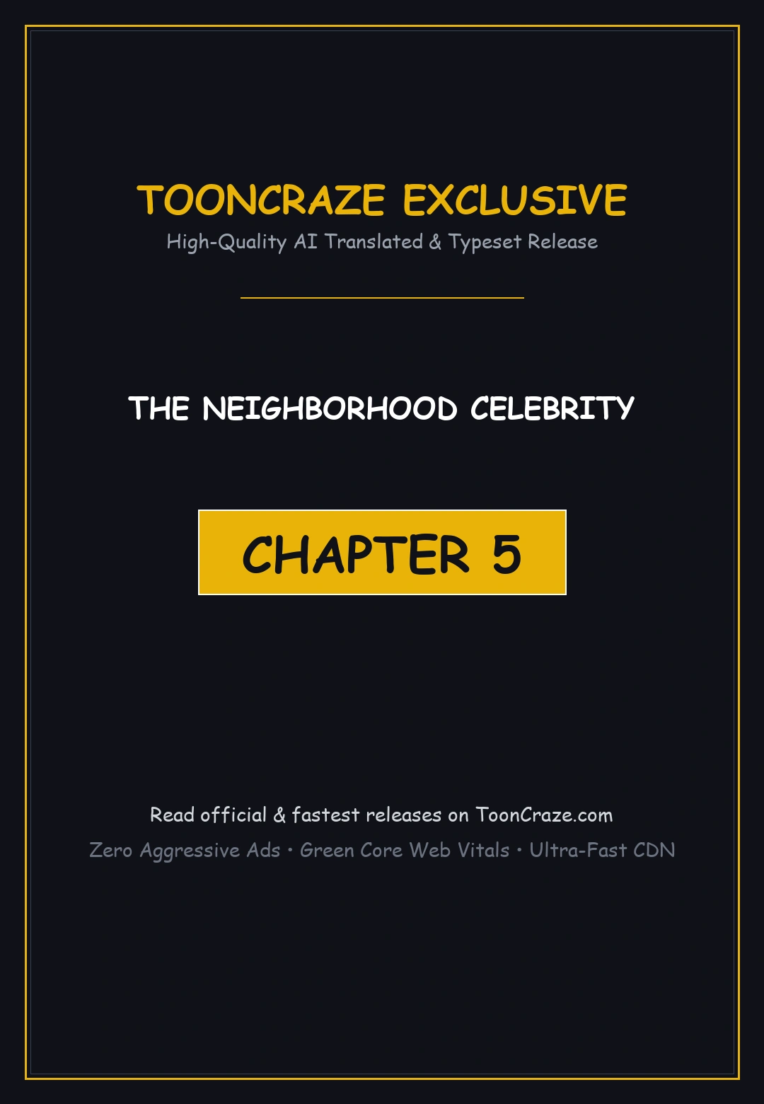 The Neighborhood Celebrity Chapter 5 - Page 1