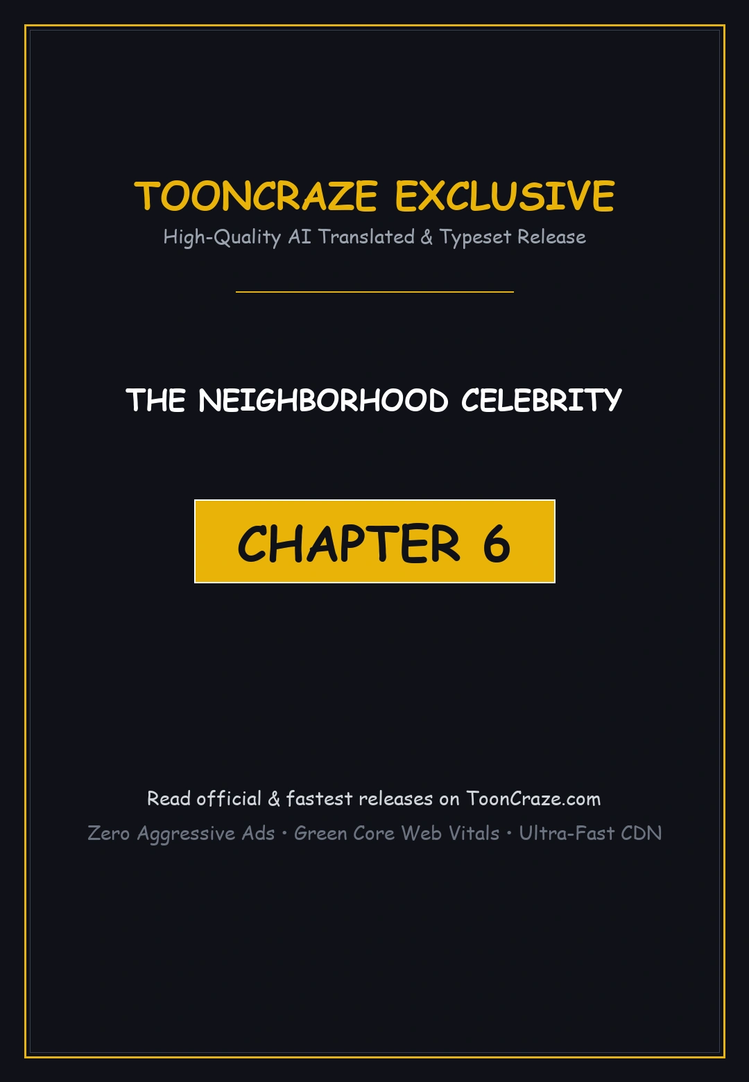 The Neighborhood Celebrity Chapter 6 - Page 1