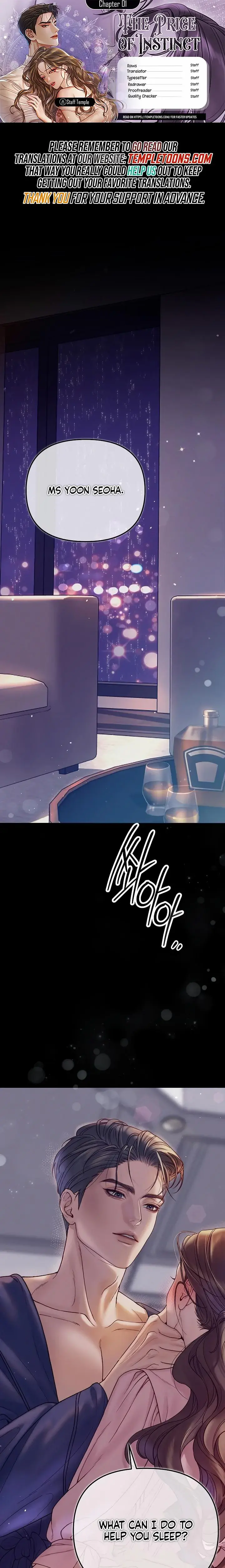 The Price Of Instinct Chapter 1 - Page 1
