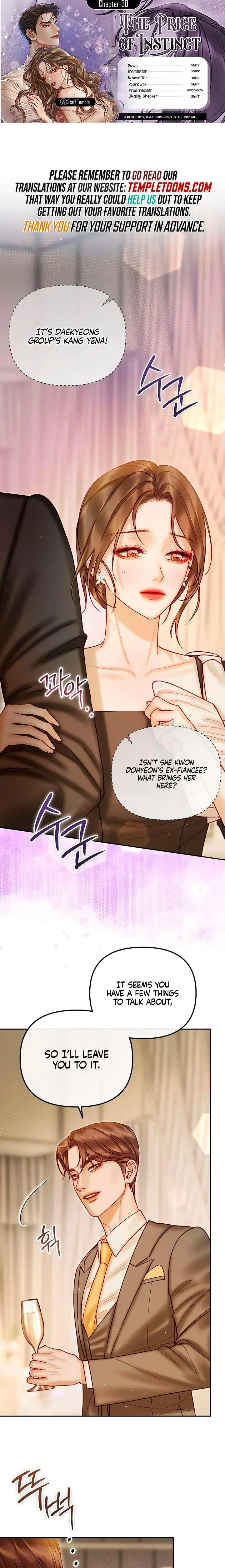 The Price Of Instinct Chapter 30 - Page 1