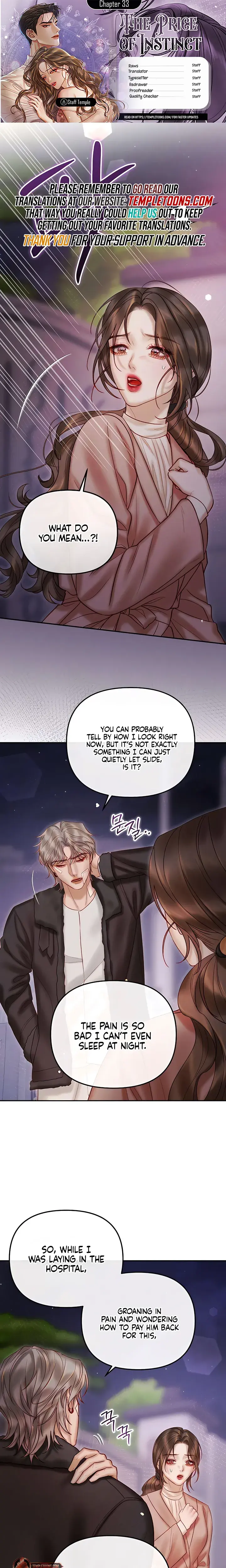 The Price Of Instinct Chapter 35 - Page 1