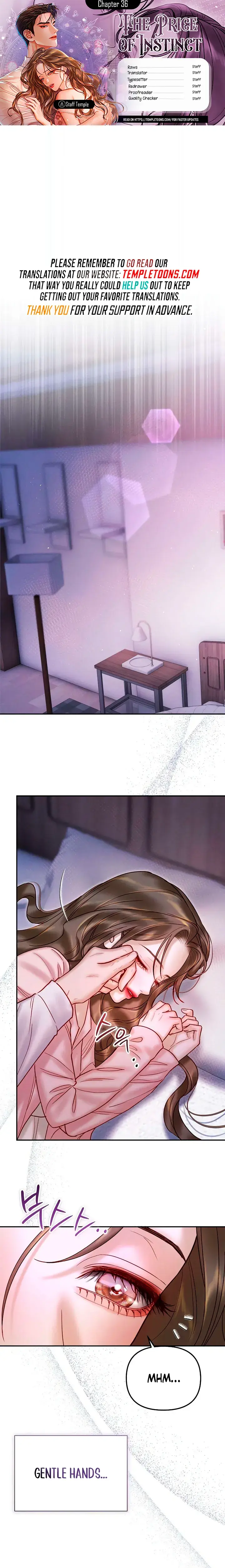The Price Of Instinct Chapter 36 - Page 1