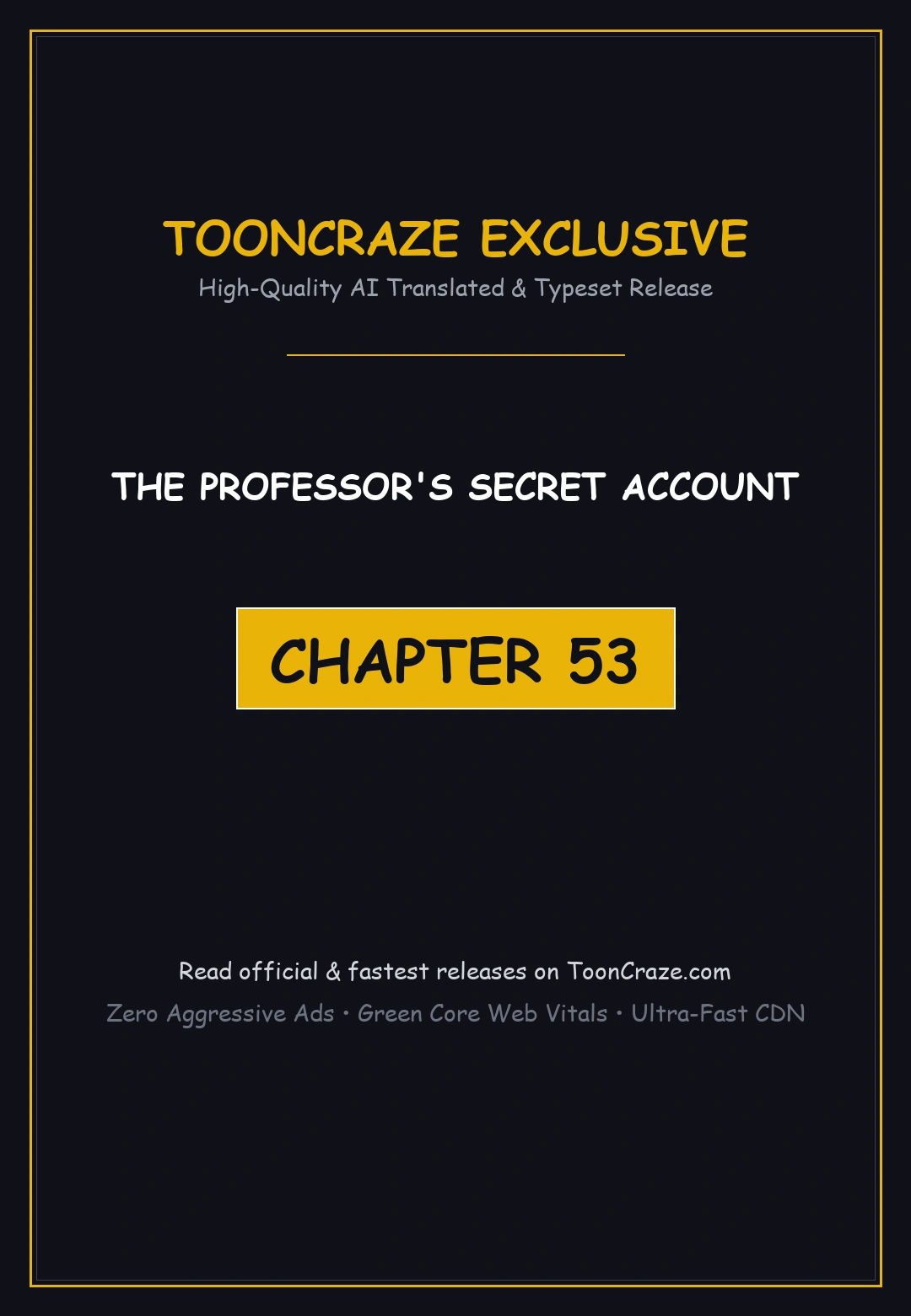 The Professors Secret Account Chapter 53 - Page 1