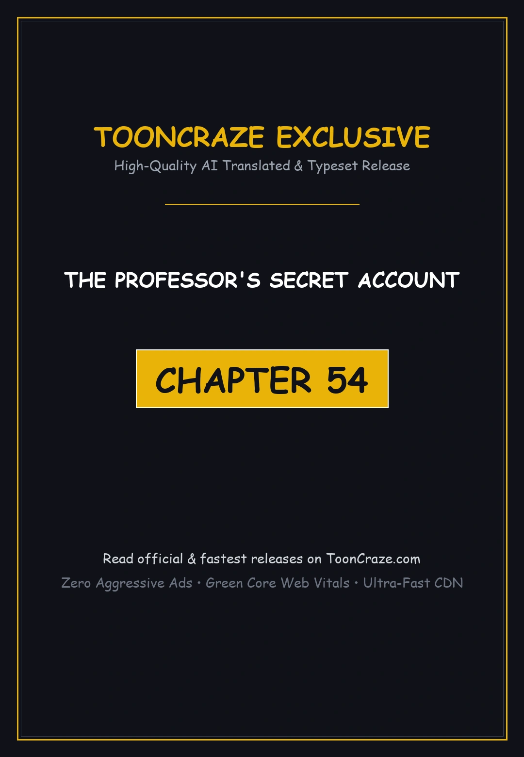 The Professors Secret Account Chapter 54 - Page 1
