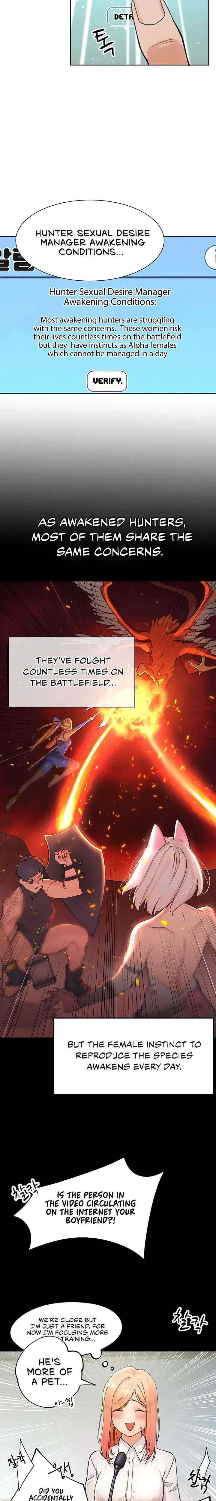 The Protagonist Gets Stronger When He Fucks The Female Hunter Chapter 1 - Page 20