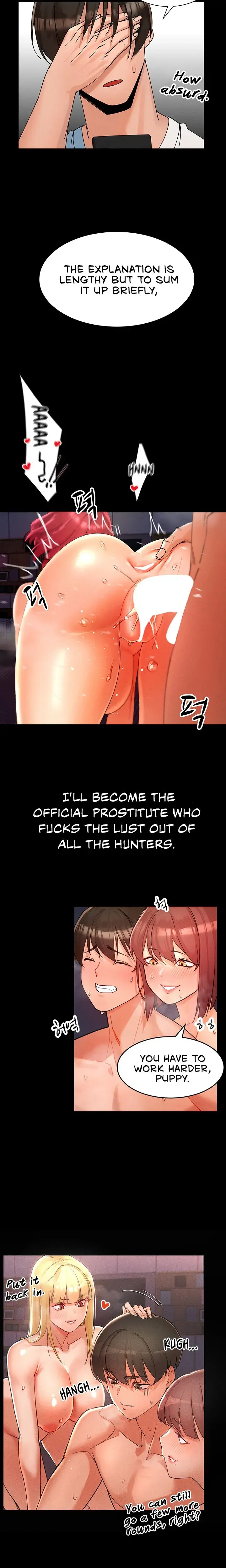 The Protagonist Gets Stronger When He Fucks The Female Hunter Chapter 1 - Page 23